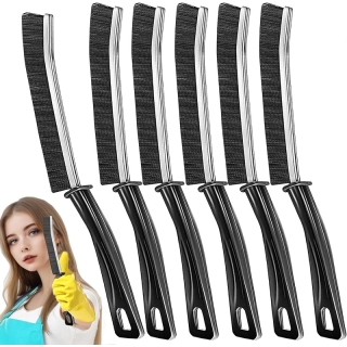 Lot de 6 Brosses de nettoyage à poils durs pour les recoins étroits