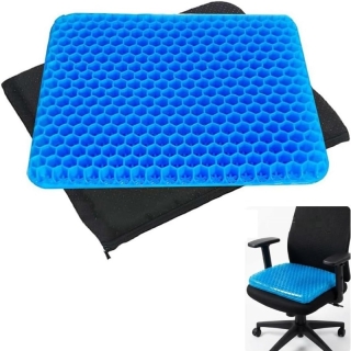 Coussin de siège en Gel Extra épais pour un confort durable lors d'une assise prolongée