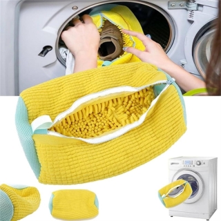 Sac de lavage de chaussures réutilisable pour machine à laver