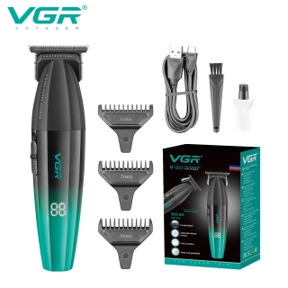 Tondeuse à cheveux professionnelle lame en T Rechargeable VGR V906