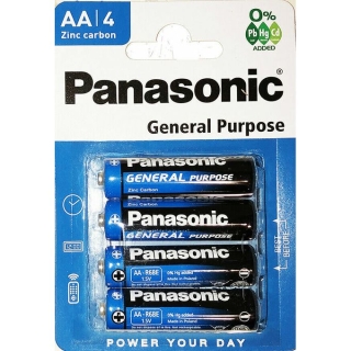 Panasonic Pile AA 1.5V Paquet de 4 Pièces