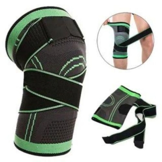 Genouillère De Compression Manche Courte Élastique