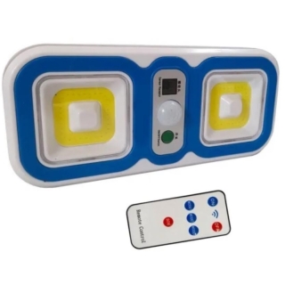 2 lampes LED avec détecteur de mouvement IR et télécommande