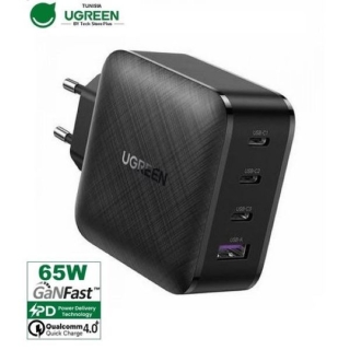 Chargeur Ultra Rapide 65W PD PPS à 4 Ports GaN Tech Charger
