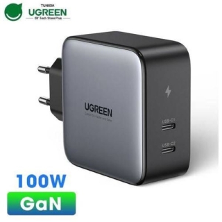 Chargeur Rapide 100W à 2 Ports USB