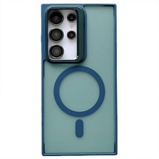 Coque Magnétique pour Samsung Galaxy S24 Ultra - Bleu