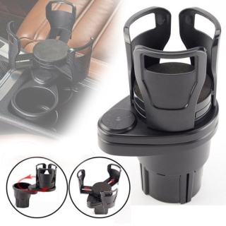 Double Porte Gobelet De Voiture Multifonctionnel Rotatif