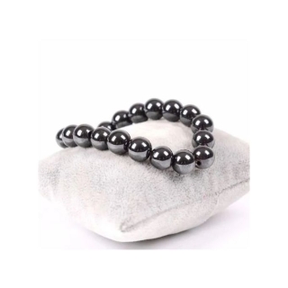Bracelet Energétique Tendance Pierres Noires Magnétique 8mm