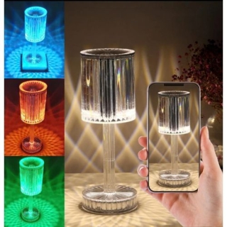 Lampe Luminaire Décorative de Table en Cristal