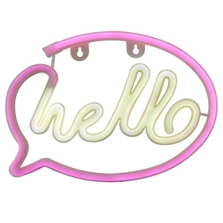 Lampe Néon "Hello"