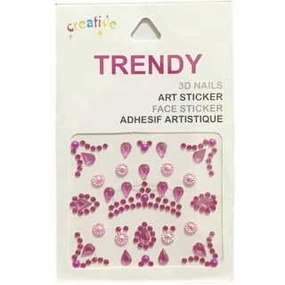Strass Adhésifs 3D Rose