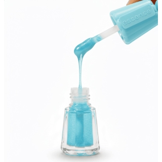 Huile à lèvres gloss repulpante bleu juteuse