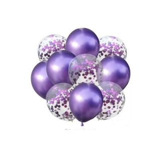 Ensemble de 10 ballons violet