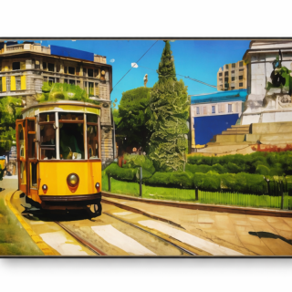 Tableau de decoration Urban Tramway Élégance