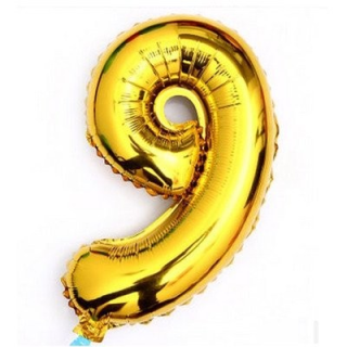 Ballon Doré Chiffre 9