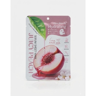 Masque faciale peche juteuse