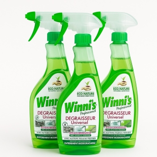 WINNI'S naturel spray pack dégraisseur universel 500 ml * 3