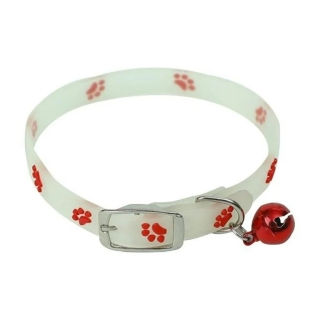 Collier Pour Chat Motif Rouge