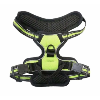 Harnais pour chien – Taille XXL, couleur jaune fluorescent, élégant, durable et sécurisé