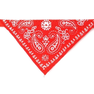Collier bandana pour chien ou chat – Taille S, idéal pour animaux jusqu’à 7 kg ( rouge )