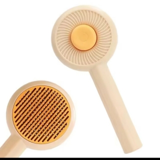 Brosse auto nettoyante pour chat et chien