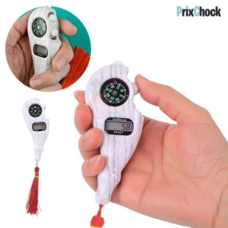 Compteur Tasbih Numérique Et Boussole Blanc
