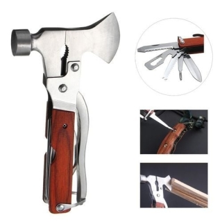 Kit Marteau - Tac Tool 18 en 1 - Camping & sauvetage voiture