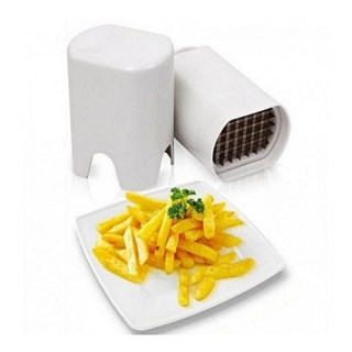 COUPE FRITES POUSSOIR. DECOUPE MANUELLE DES POMMES DE TERRE