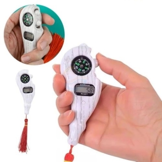 Compteur Tasbih Numérique Et Boussole Blanc