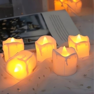 5 Bougies Électrique Led Sans Flamme