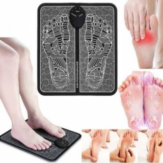 Appareil électrique de massage des pieds,soulagement musculaire, EMS, relaxation, thérapie physique USB rechargable