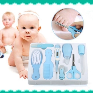 Kit Soin Bébé 8 Pièces Bleu