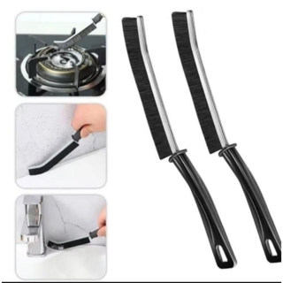 Kit de 2 Brosses de Nettoyage Rainure Coin Rails