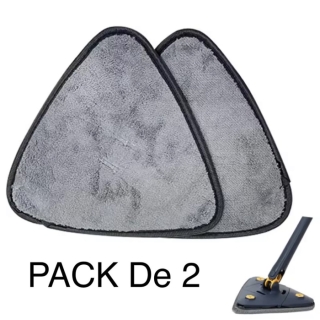 Pack de 2 Recharges Tête De Vadrouilles De Nettoyage