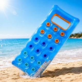 Matelas De Plage Gonflable 183X 69Cm-bleu