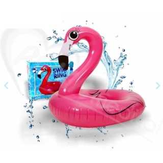 Bouée Flamant Enfant 80cm pour1-5Ans,