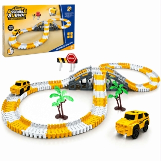 Louna Ensemble de jeu de piste-135 pces avec voiture