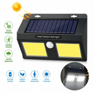 Projecteur - Applique murale à LED à énergie solaire -double - 40 LED