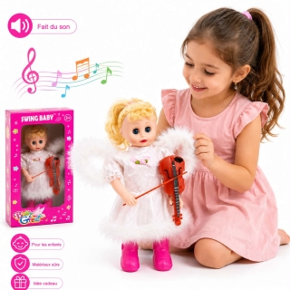 Poupée Musicale avec Violon