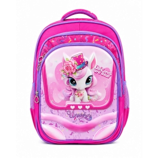 Sac à dos scolaire pour fille – Licorne Rose 3éme et 6éme