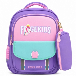 Sac à dos scolaire fille avec trousse – FOGEKIDS 3éme et 6éme