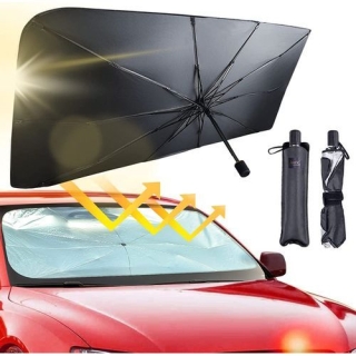 Pare-Soleil Forme Parapluie Pliable Pour Pare-Brise De Voiture