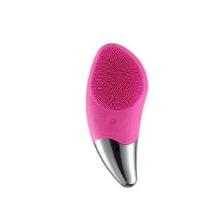 Sonic Mini Brosse Électrique et silicone de Nettoyage pour Visage Rose