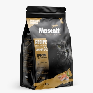 Croquettes MASCOTT pour Chats Adultes au Poisson – 1.4 kg