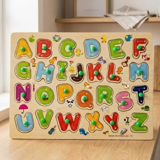 Puzzle Alphabet en Bois Montessori