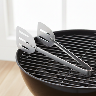 Pince Spatule 2-en-1 en Acier Inoxydable Haute Qualité – Idéale pour Barbecue, Grillades et Cuisine Délicate