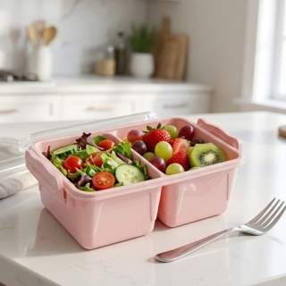 Lunch Box Compartimentée Hermétique - Boîte Repas Premium 1.2L