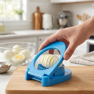 Coupe-Œuf Professionnel Ergonomique - Trancheuse de Précision
