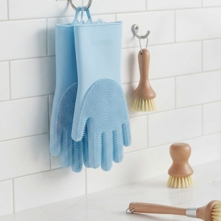 Gants Magiques en Silicone 3-en-1 : Vaisselle, Cuisine & Animaux