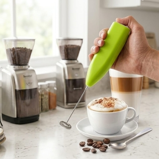 Mousseur à Lait Électrique Pop Edition - Mixeur Matcha et Cappuccino